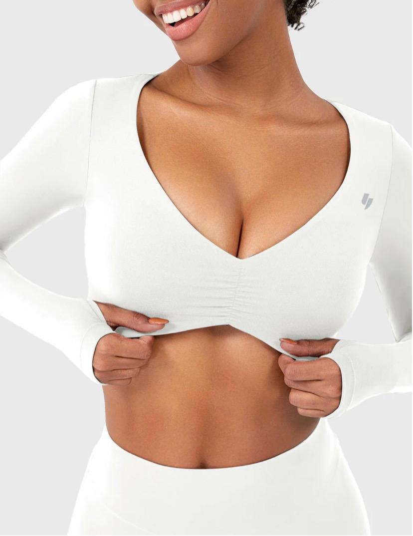 Yeoreo Agantha Ruched Long Sleeve Top