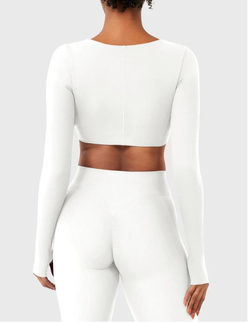 Yeoreo Agantha Ruched Long Sleeve Top