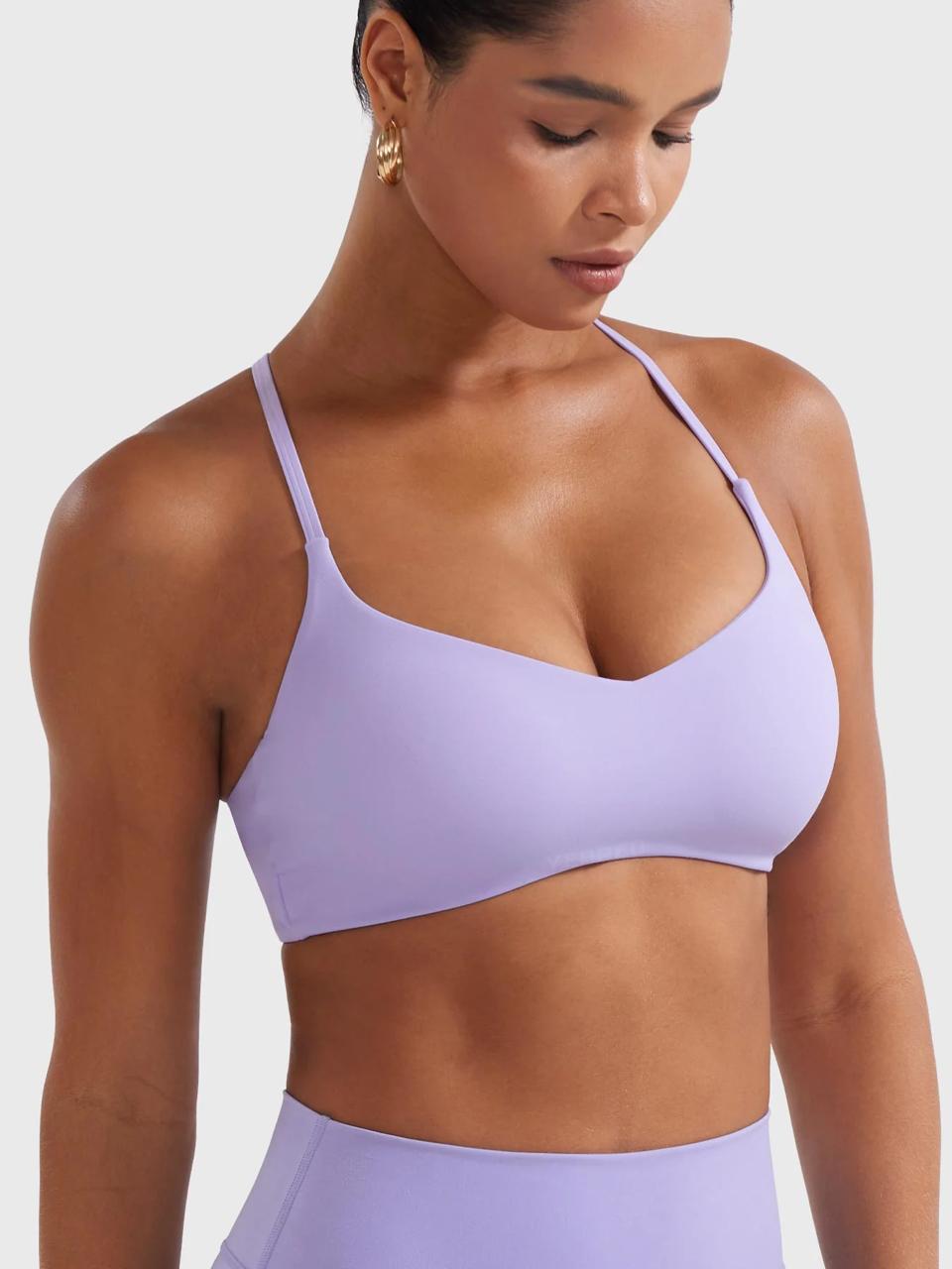 Yeoreo Paisely Y‑Back Sports Bra