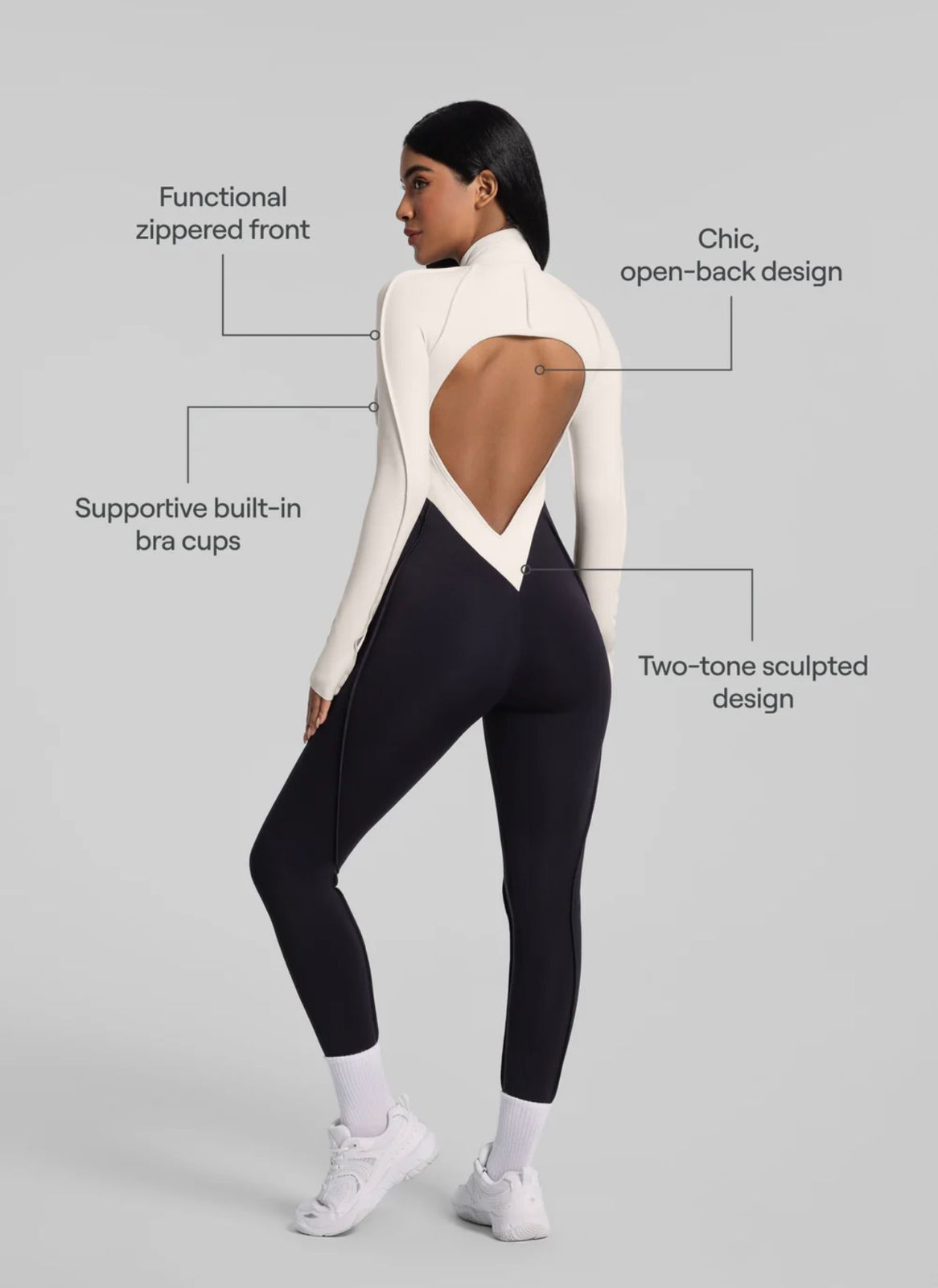 BetterME Two-Tone Full-Length Catsuit